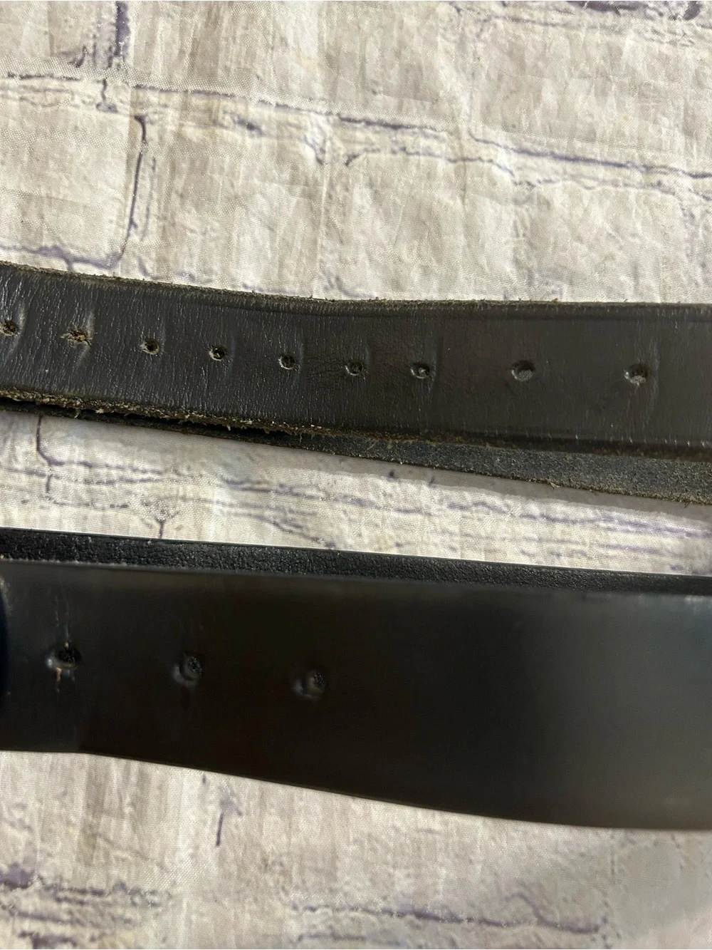 HIRED HAND BLACK LEATHER CHUNKY & BLACK LEATHER CHUNKY BELTS RUGGED STYLE